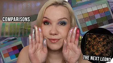 Odens Eye New Single Eyeshadows | Detailed swatches of every shade, comparisons and 2 looks!
