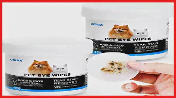 OPULA Dog Eye Wipes,Cat Dog Eye Cleaner,Pet Tear Stain Remover Wipes,300 Count Dog Eye Cleaning Wipe