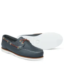 Женские мокасины Timberland Classic Boat 2 Eye темно-синие