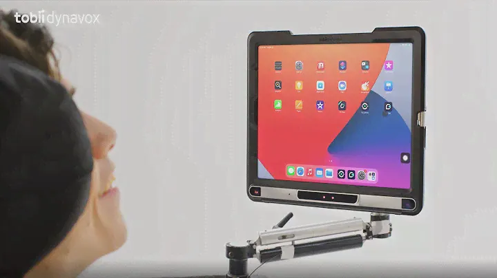 TD Pilot AAC device with assistive eye tracker