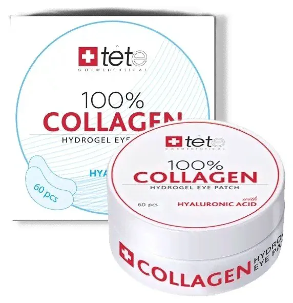 TETe Cosmeceutical Коллагеновые патчи под глаза 100% Collagen Hydrogel Eye Patch (60 шт.)