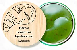 Патчи гидрогелевые с экстрактом зеленого чая (60 шт), L'Sanic Herbal green tea hydrogel eye patches