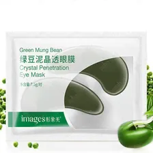 Патчи с экстрактом маша Bioaqua Green Mung Bean Crystal Penetration Eye Mask