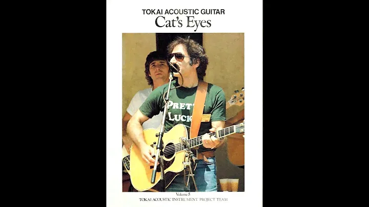 TOKAI ACOUSTIC GUITAR CATALOG 1982 CAT'S EYES MARTIN REPLICA MADE IN JAPAN