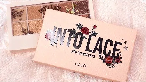 Clio NEW Pro Eye Palette No.8 INTO LACE review & all color swatch