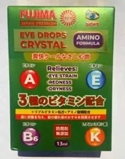 [FUJIMA] Капли для глаз EYE DROPS CRYSTAL (Зеленые) 13мл
