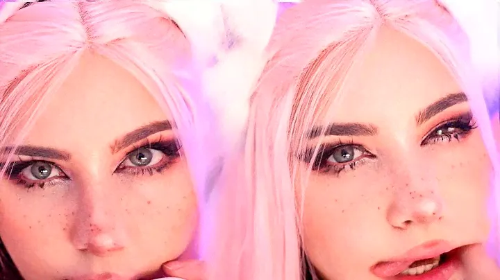 ASMR TWIN 💞 Intense Ear Kissing and eye contact ✨