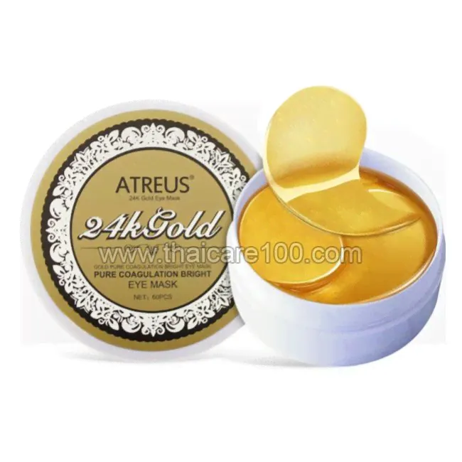 Патчи против морщин и отеков под глазами с биозолотом 24К Atreus Gold Eye Mask (200.00 г)-2