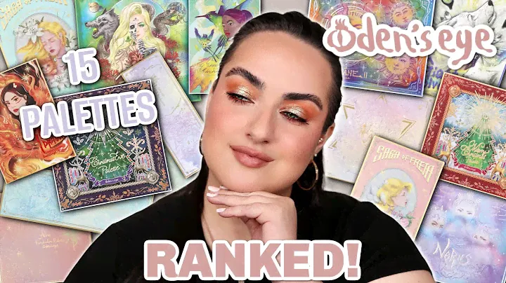RANKING MY ODEN'S EYE PALETTES FROM WORST TO BEST!