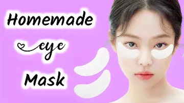 Как сделать маску из повязок для глаз в домашних условиях | Маска под глаза своими руками | Повязки для глаз в домашних условиях