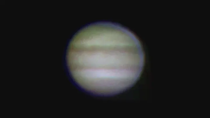 Jupiter through a 70mm Refractor Telescope | Vixen 70mm f/10 Refractor